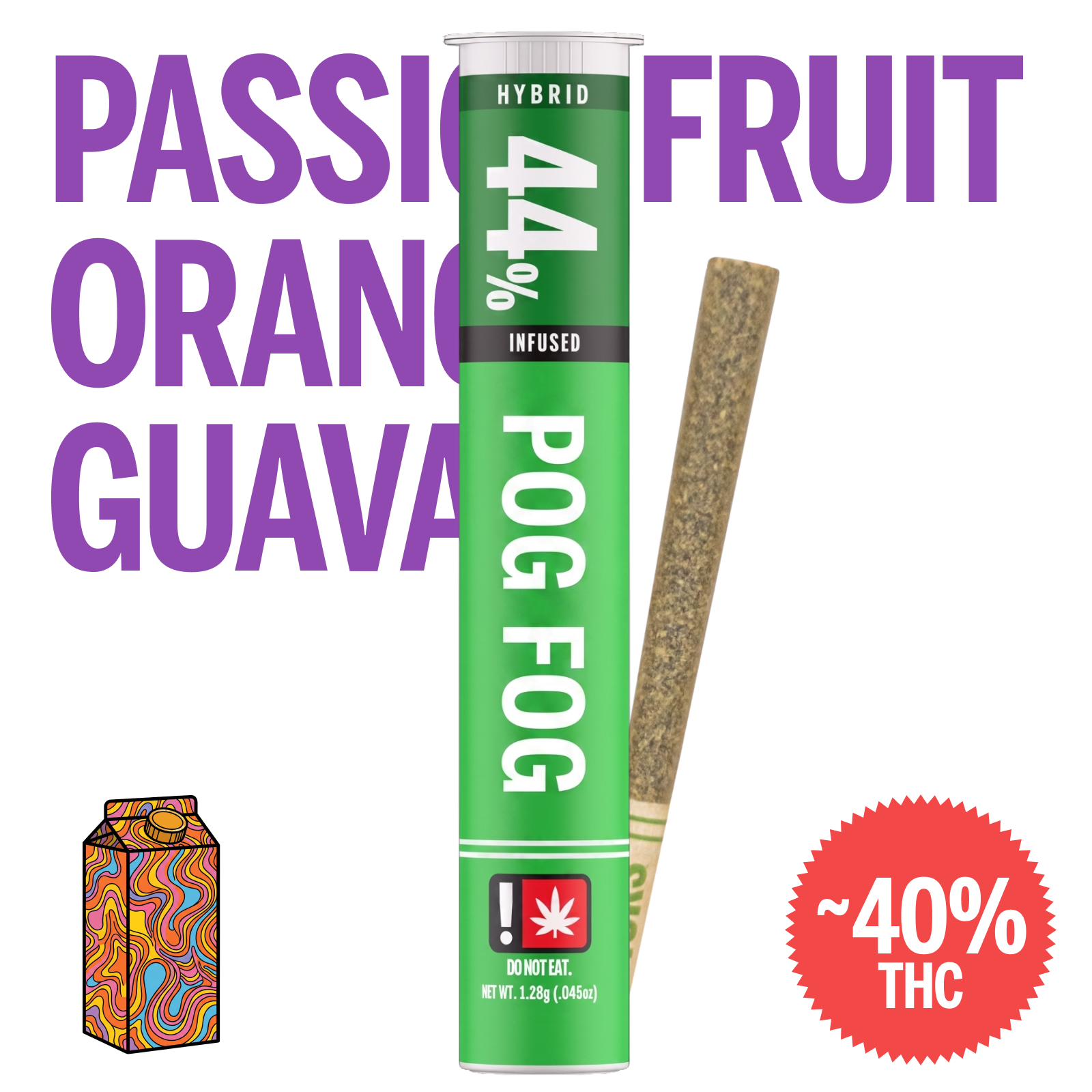 POG Fog Rolls In: A Tropical STICKS Infused Pre-Roll